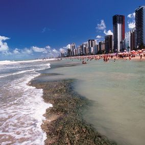 Boa Viagem Strand Recife Brasilien