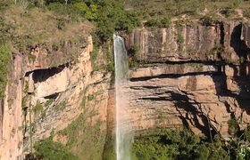 Wasserfall Chapada dos Guimaraes, Brasilien