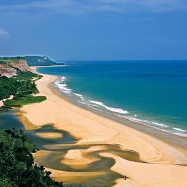 Strand Küste Trancoso Brasilien