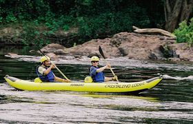 Kajak fahren - Cristalino Lodge, südliches Amazonasgebiet
