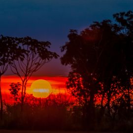 Sonnenaufgang Chapada dos Guimaraes Brasilien 