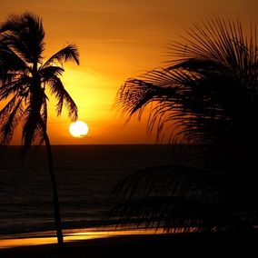 Sonnenuntergang Cumbuco Brasilien