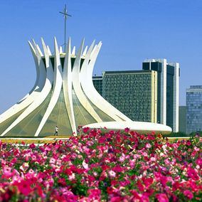 [Translate to Deutsch:] moderne kathedraal Brasilia Brazilia